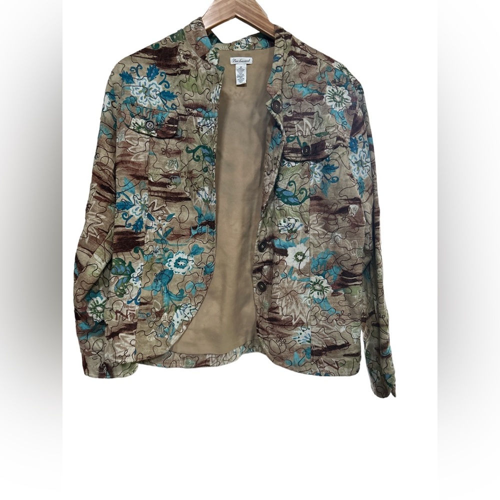 Bechamel size floral stitched. medium blazer or coat.